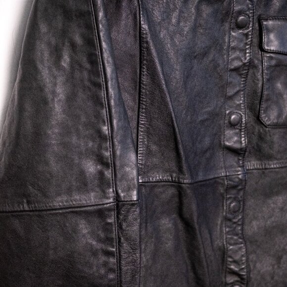 Maje leather shirt size (US M) - Picture 2 of 4